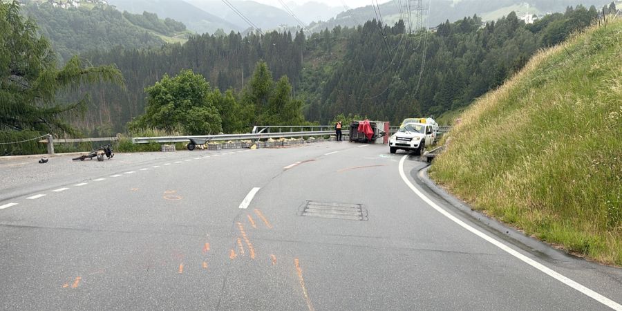 Unfall Disentis