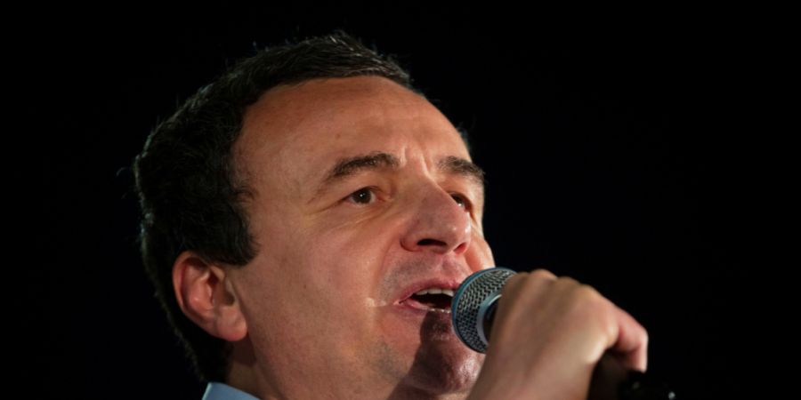 ARCHIV - Albin Kurti bleibt kosovarischer Premier. Foto: Visar Kryeziu/AP/dpa/Archivbild