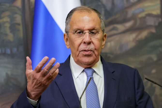 Russland Aussenminister Sergej Lawrow