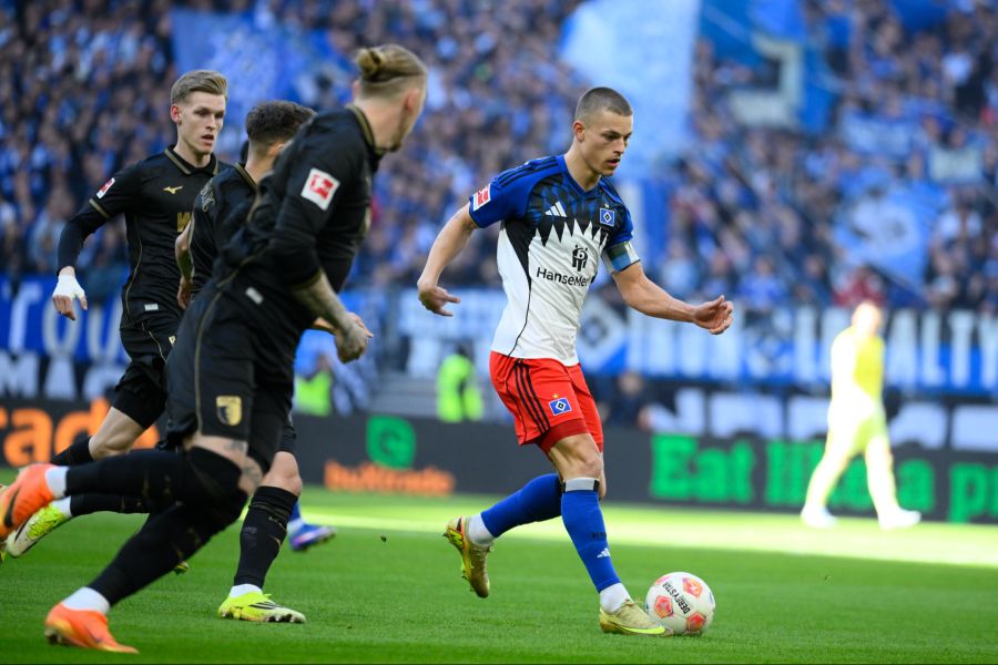 Beim HSV gehört Miro Muheim zum Stammpersonal.