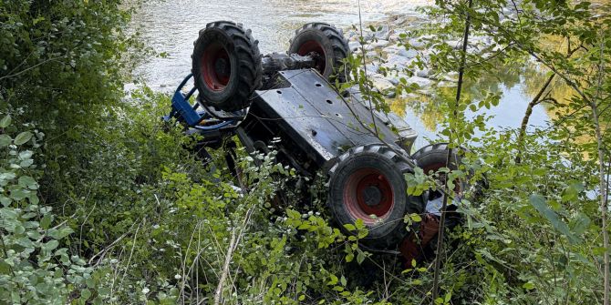 Teleskoplader Unfall