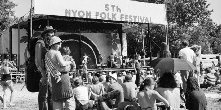 An seiner fünften Ausgabe 1980 war es noch das «Nyon Folk Festival» und lockte rund 50'000 Menschen an. Heute besuchen fünfmal so viele das Paléo Festival in Nyon. (Archivbild)