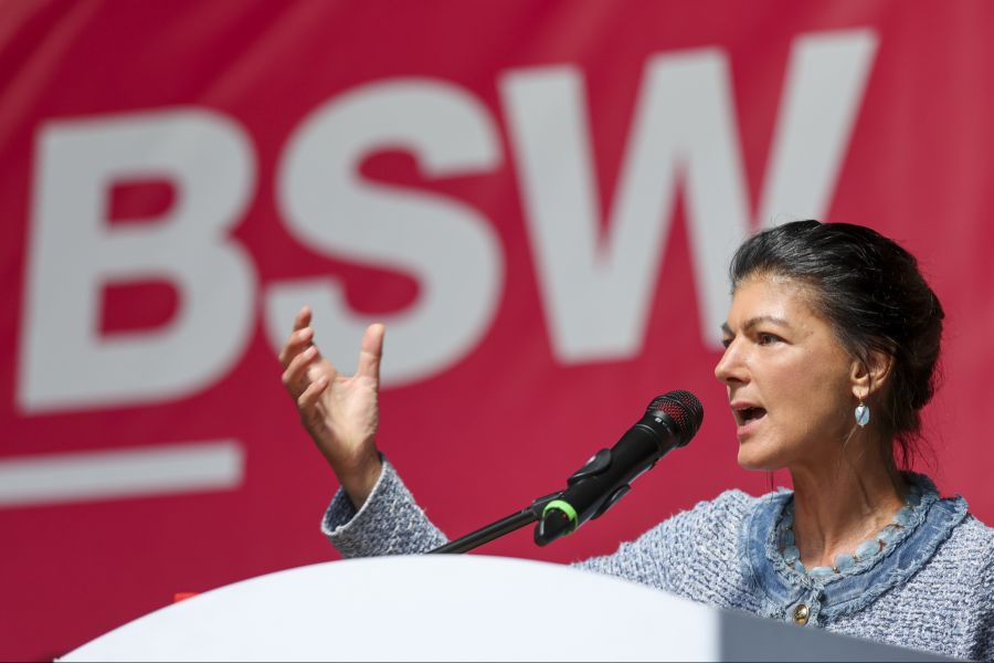 Ihr BSW könnte das Zünglein an der Waage spielen: Sahra Wagenknecht.