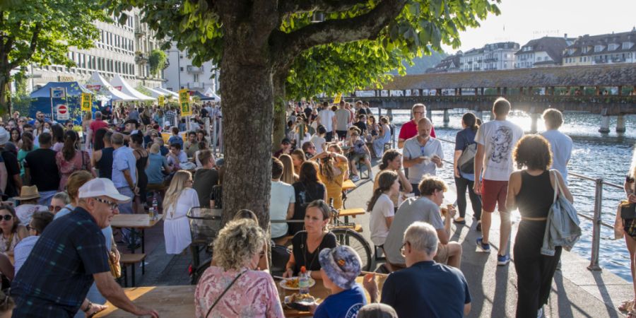 Auch in diesem Jahr verlief das Luzerner Stadtfest laut Polizeiangaben friedlich (Archivbild)
