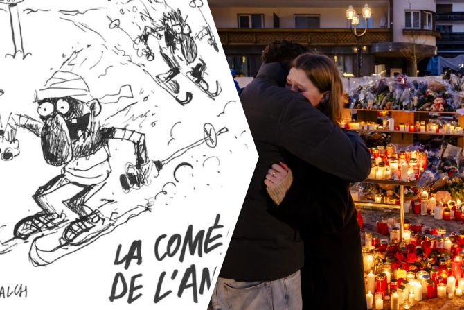 charlie hebdo crans-montana