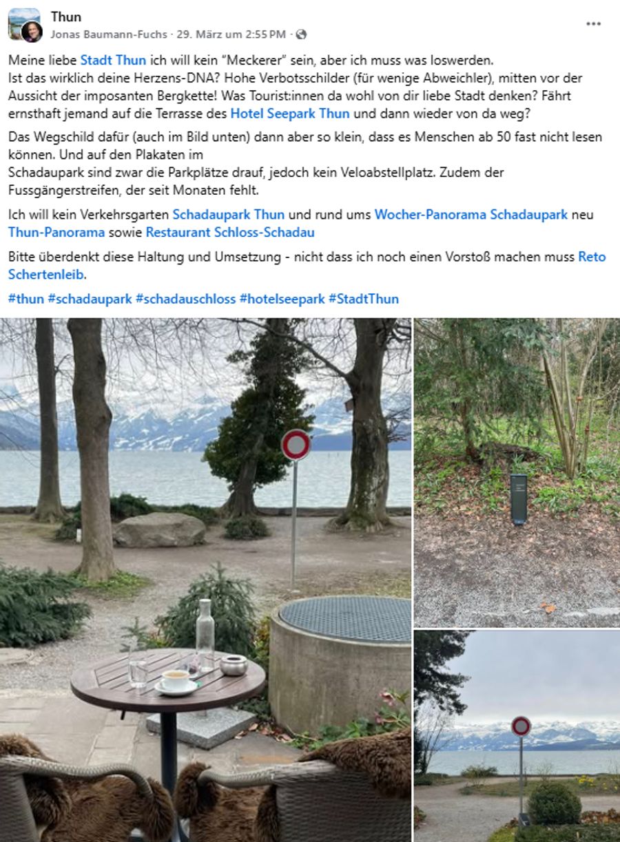 Der Wut-Post auf Facebook wird über 90-mal gelikt.