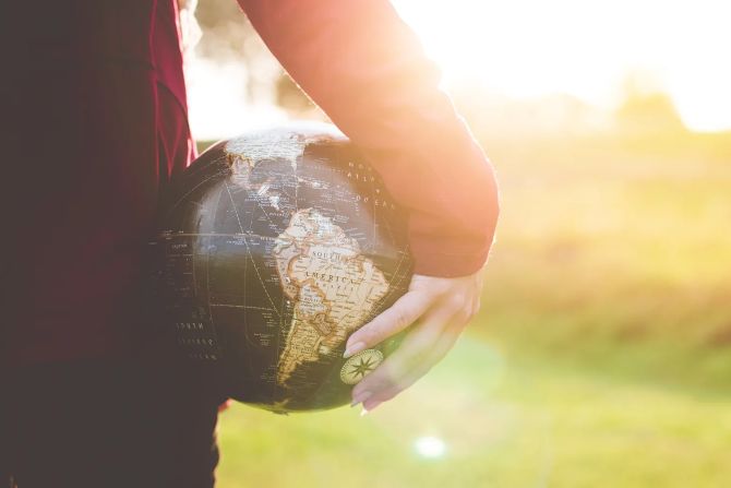 Sorge zur Umwelt tragen, geht auch auf Reisen. Bild: Ben White