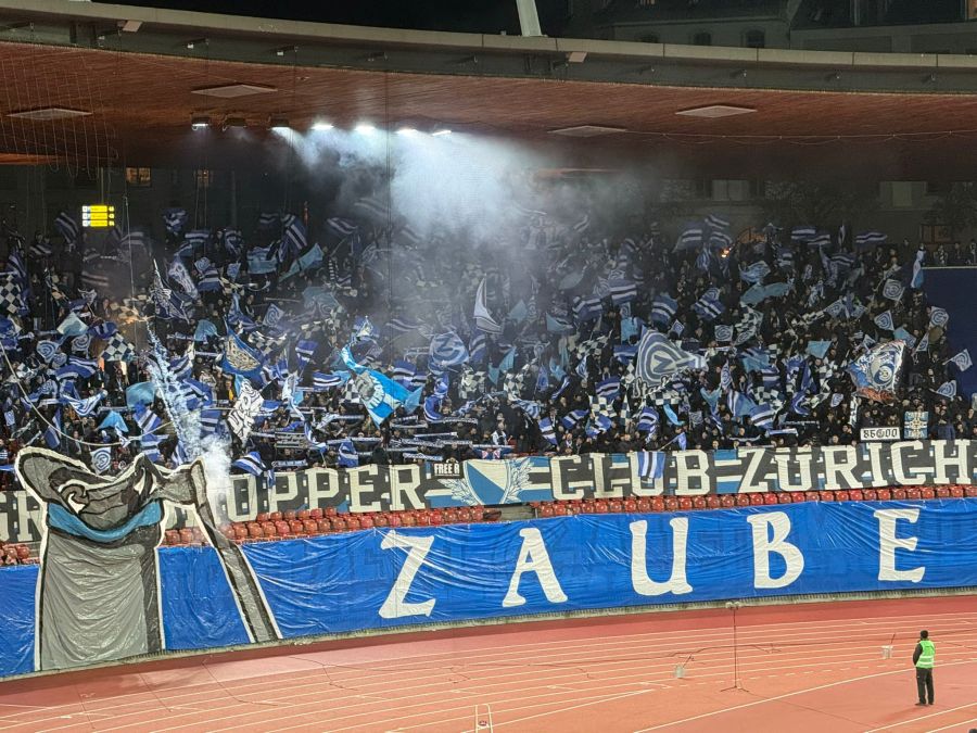 Die GC-Kurve beim Spiel gegen Sion.