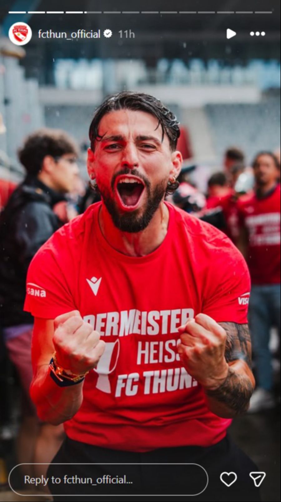 Die Freude beim FC Thun ist grenzenlos.