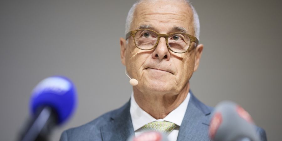 André Zemp, Präsident des USZ-Spitalrats, trat am Dienstag vor die Medien.