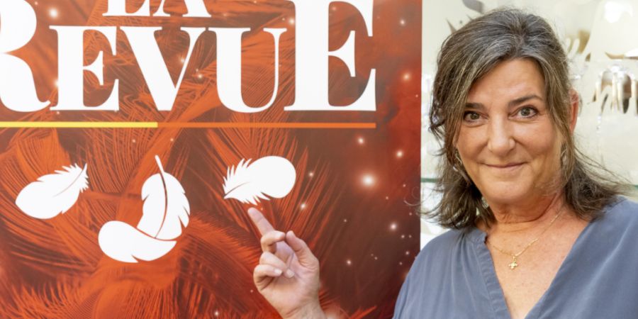 Die bekannte Westschweizer Schauspielerin Claude-Inga Barbey 2022 in Genf. (Archivbild)