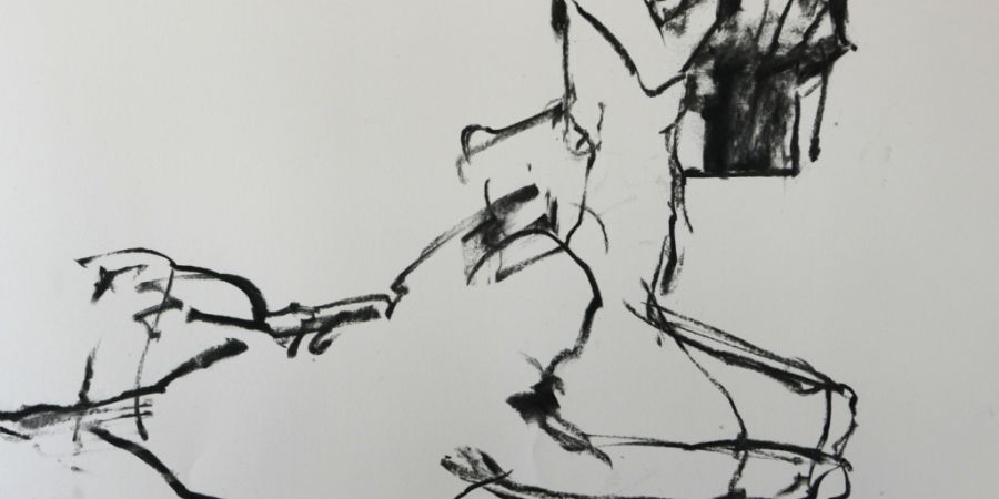 Max Hari stellt in Werken wie «Zu Rodin» Bezüge zu grossen Künstlern der Geschichte her.