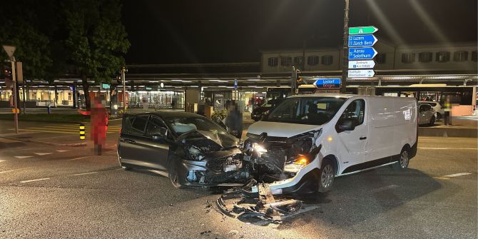 Kollision in Olten