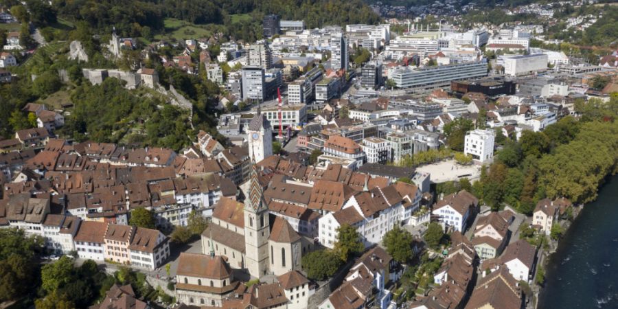 Im Kanton Aargau haben Ende 2025 insgesamt 743'643 Menschen gelebt. Das ist ein Anstieg um 1,1 Prozent im Vergleich zum Vorjahr. (Archivbild von Baden)