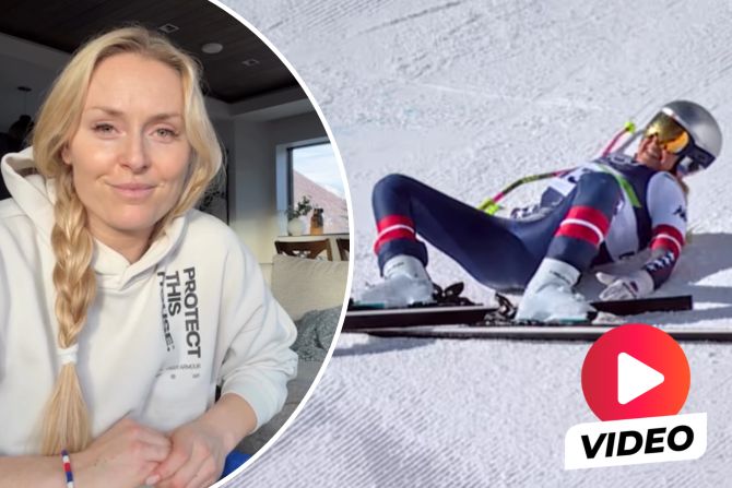 Lindsey Vonn Olympia Sturz