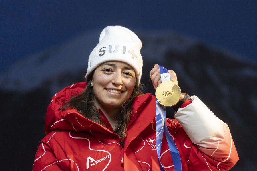 Wenige Tage zuvor gewann sie im Slopestyle Gold. Damit verteidigte sie ihren Titel von 2022.