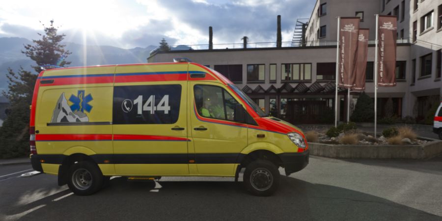 Das Spital in Ilanz schrieb 2025 einen Verlust. (Archivbild)