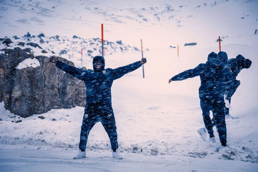 Der FCZ auf der Schwägalp.