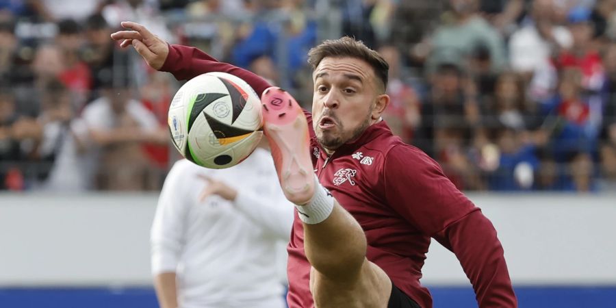 Xherdan Shaqiri im Training der Schweizer Nati vor der EM 2024.