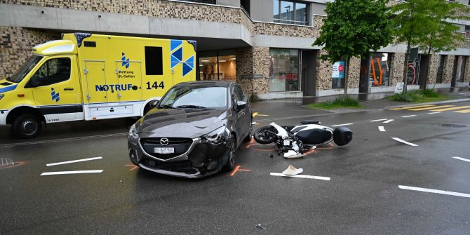 Gossau: Unfall