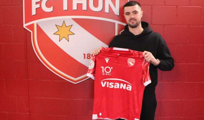 Leyton Stewart stürmt neu für den FC Thun. Leyton Stewart