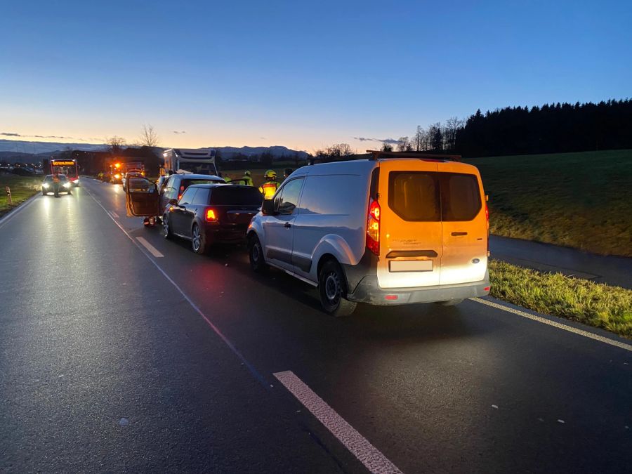 Auffahrkollision in Cham.