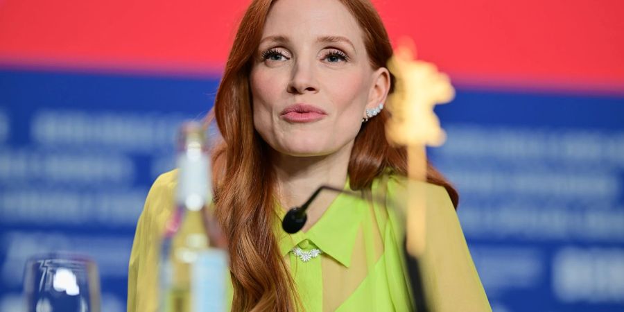 Jessica Chastain während der Pressekonferenz zum Wettbewerbsfilm «Dreams».