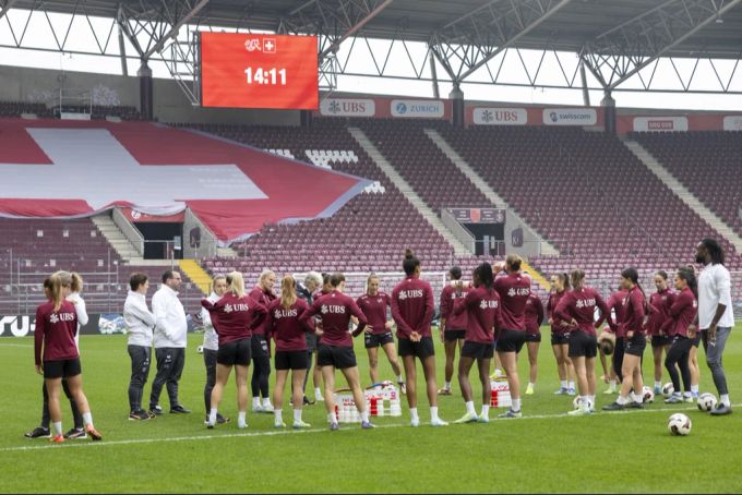 Im Oktober trainierte die Frauen-Nati im Stade de Genève, im Juli wird sie hier gegen Finnland spielen. Em 2025