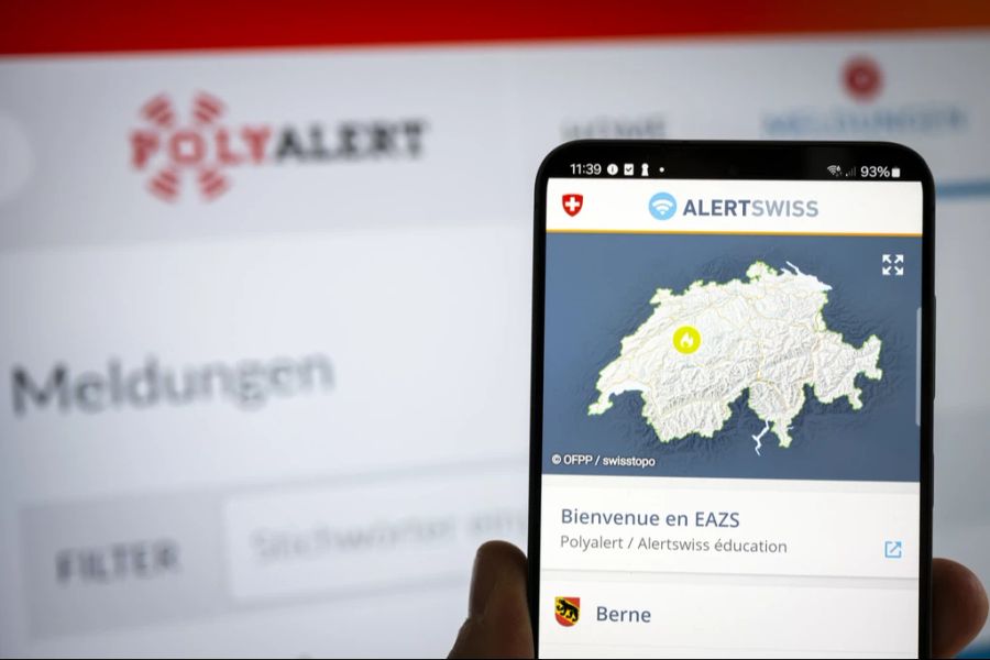 Auch die Warn-App Alertswiss wird überprüft.