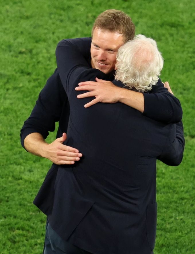 Rudi Völler und Julian Nagelsmann arbeiten beim DFB eng zusammen. DFB