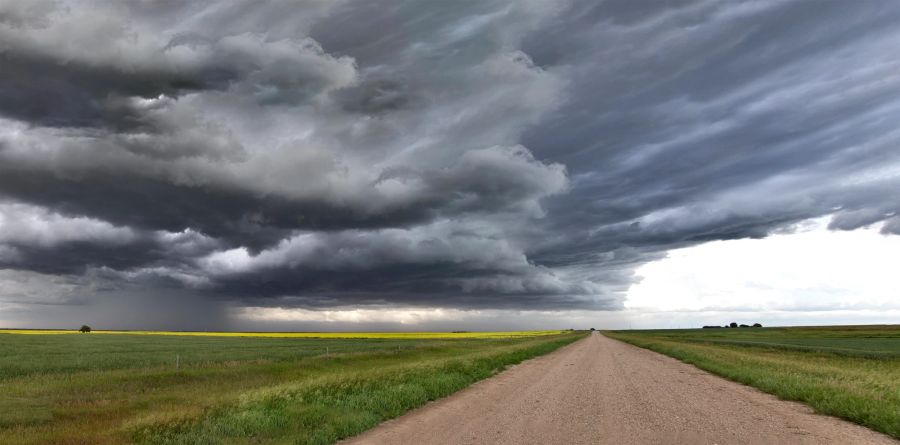 Himmel, Feld, Weg