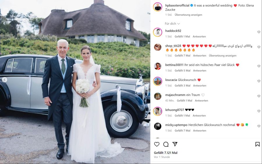 h.p baxxter hochzeit