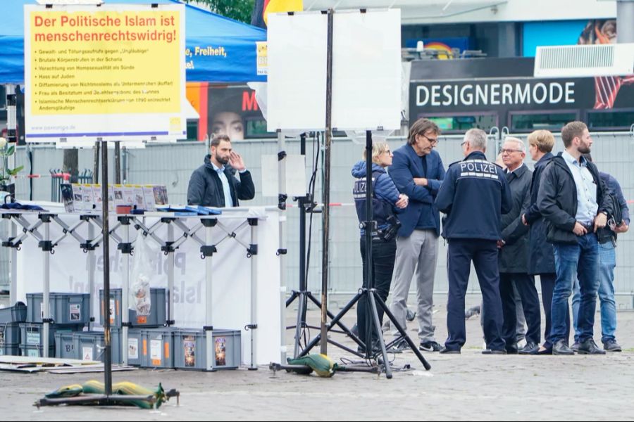 Letzten Freitag verübte ein Afghane in Mannheim (D) einen tödlichen Messerangriff.