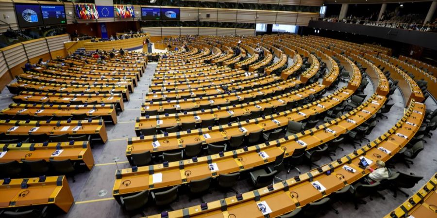 Plenarsaal EU Parlament Brüssel