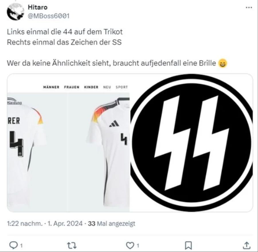 Adidas SS DFB-Trikot