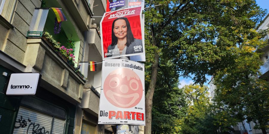 Wahlplakat die Partei