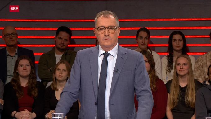 SVP-Nationalrat Roland Rino Büchel in der «Arena». arena