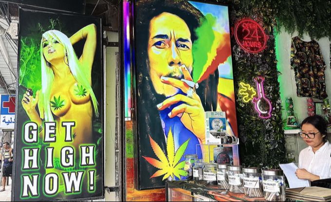 Auch in Apotheken gibt es Cannabis-Produkte. Kiffen Thailand