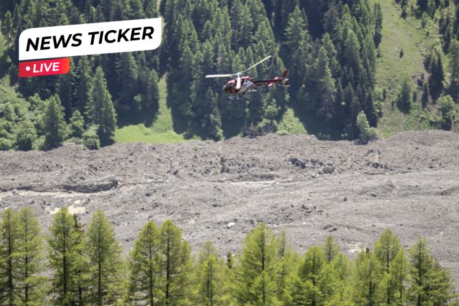 Blatten VS Helikopter