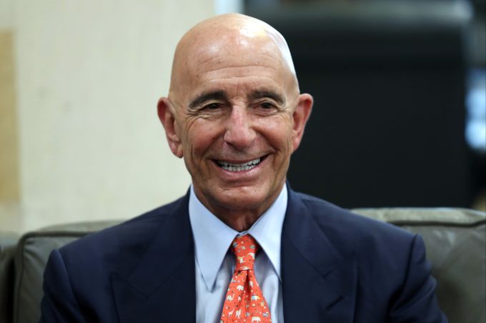 Thomas Barrack ist US-Botschafter in der Türkei und Sondergesandte für Syrien. US Ambassador to Turkey and Special Envoy for Syria, Thomas Barrack visits Beirut