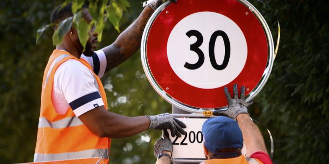 Tempo 30 Schild