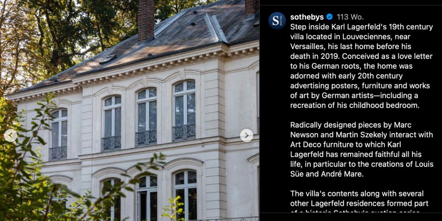 villa karl lagerfeld