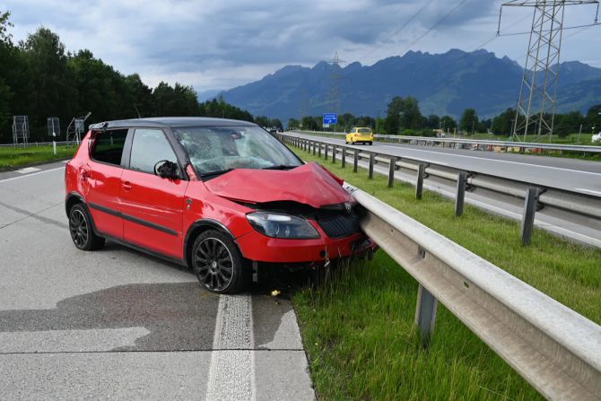 Sennwald Unfall A13