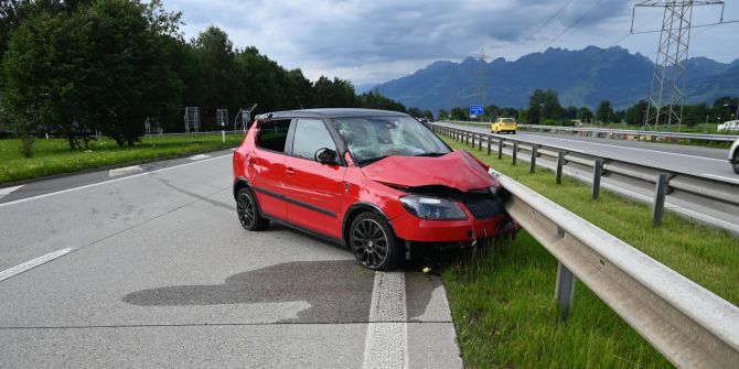 Sennwald Unfall A13