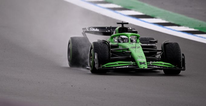 Nico Hülkenberg (Sauber) ging beim Grossbritannien-GP über das Wasser. Hülkenberg Sauber Formel 1