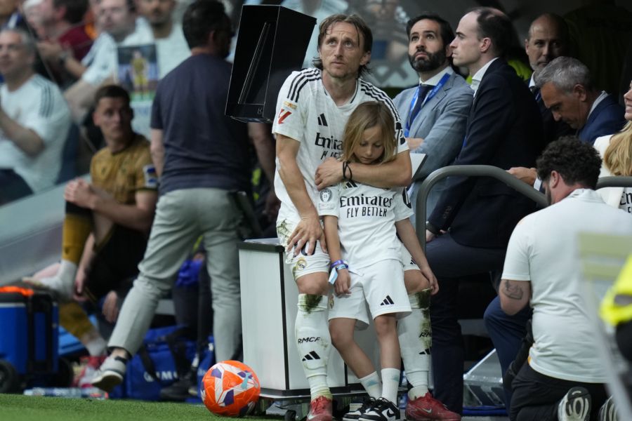 Luka Modric erlebt einen emotionalen Abschied von Real Madrid.