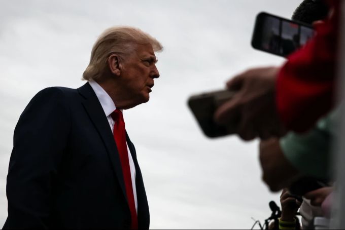 Trump hält die Fäden international in der Hand. trump