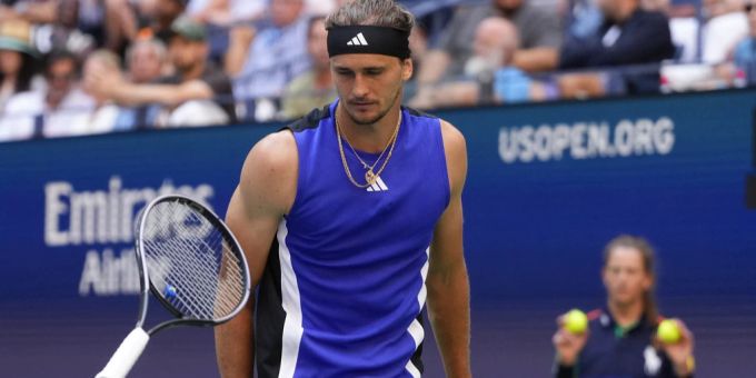Alexander Zverev scheitert bei den US Open an Taylor Fritz. Zverev