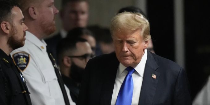 Donald Trump war wegen Schweigegeldzahlungen schuldig gesprochen worden. Trump