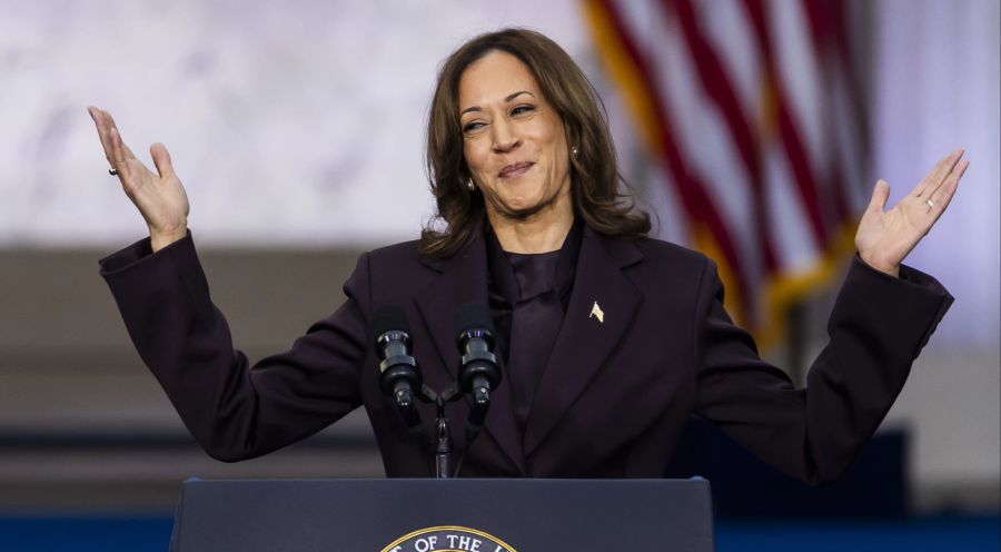 Die demokratische Vizepräsidentin Kamala Harris geht als Verliererin aus der Entscheidung hervor.